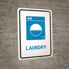 Laundry with Icon Portrait v2 - Wall Sign