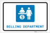 Billing Department with Icon Landscape - Label