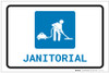 Janitorial with Icon Landscape - Label Janitorial with Icon Landscape - Label