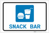 Snack Bar with Icon Landscape - Label