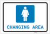 Womens Changing Area with Icon Landscape - Label