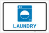 Laundry with Icon Landscape v2 - Label