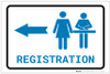 Registration Left Arrow with Icon Landscape v2 - Label