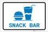 Snack Bar with Icon Landscape v2 - Label Snack Bar with Icon Landscape v2 - Label