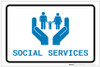 Social Services with Icon Landscape v2 - Label