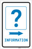 Information Right Arrow with Question Mark Portrait v2 - Label Information Right Arrow with Question Mark Portrait v2 - Label