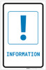 Information with Exclamation Mark Portrait v2 - Label Information with Exclamation Mark Portrait v2 - Label