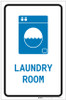 Laundry Room with Icon Portrait v2 - Label