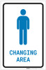 Mens Changing Area with Icon Portrait v2 - Label Mens Changing Area with Icon Portrait v2 - Label