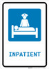 Inpatient with Icon Portrait - Wall Sign