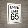 Speed Limit 65 - Wall Sign