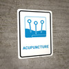 Acupuncture with Icon Portrait v2 - Wall Sign