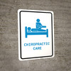Chiropractic Care with Icon Portrait v2 - Wall Sign Chiropractic Care with Icon Portrait v2 - Wall Sign