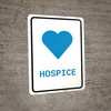 Hospice with Icon Portrait v2 - Wall Sign