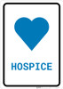 Hospice with Icon Portrait v2 - Wall Sign