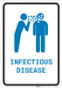 Infectious Disease with Icon Portrait v2 - Wall Sign Infectious Disease with Icon Portrait v2 - Wall Sign