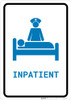 Inpatient with Icon Portrait v2 - Wall Sign