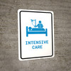 Intensive Care with Icon Portrait v2 - Wall Sign Intensive Care with Icon Portrait v2 - Wall Sign