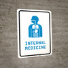 Internal Medicine with Icon Portrait v2 - Wall Sign Internal Medicine with Icon Portrait v2 - Wall Sign