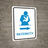 Maternity Right Arrow with Icon Portrait v2 - Wall Sign