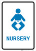 Nursery with Icon Portrait v2 - Wall Sign