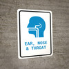 Ears, Nose, and Throat (ENT) with Icon Portrait v2 - Wall Sign