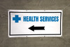 Health Services Left Arrow with Icon - Banner