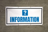 Information with Question Mark - Banner Information with Question Mark - Banner
