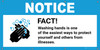 Notice: Fact Washing Hands Is One Of The Easiest Ways To Protect Yourself with Icon - Banner Notice: Fact Washing Hands Is One Of The Easiest Ways To Protect Yourself with Icon - Banner