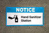 Notice: Hand Sanitizer Station with Icon - Banner Notice: Hand Sanitizer Station with Icon - Banner