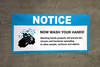Notice: Now Wash Your Hands Washing Hands Properly To Prevent Dirt with Icon - Banner Notice: Now Wash Your Hands Washing Hands Properly To Prevent Dirt with Icon - Banner