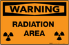 Warning: Radiation Area - Wall Sign Warning: Radiation Area - Wall Sign