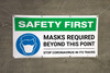 Safety First: Social Distancing In Practice with Icon - Banner Safety First: Social Distancing In Practice with Icon - Banner