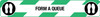 From A Queue Feet - Social Distancing Strip From A Queue Feet - Social Distancing Strip