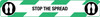 Stop The Spread Feet - Social Distancing Strip Stop The Spread Feet - Social Distancing Strip
