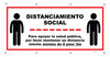 Social Distancing - Please Maintain Distance Spanish - Banner Social Distancing - Please Maintain Distance Spanish - Banner