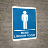 Mens Locker Room - Wall Sign
