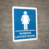 Womans Locker Room - Wall Sign