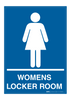 Womans Locker Room - Wall Sign