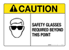 Safety Glasses Required - Wall Sign Safety Glasses Required - Wall Sign