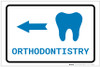 Orthodontistry Left Arrow with Icon Landscape v2 - Label