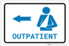 Outpatient Left Arrow with Icon Landscape v2 - Label