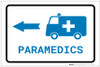 Parental Care Left Arrow with Icon Landscape v2 - Label