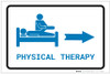 Physical Therapy Right Arrow with Icon Landscape v2 - Label