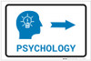 Psychology Right Arrow with Icon Landscape v2 - Label