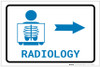 Radiology Right Arrow with Icon Landscape v2 - Label
