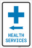 Health Services Left Arrow with Icon Portrait v2 - Label
