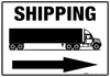 Shipping (Arrow Right) - Wall Sign