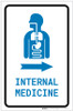 Internal Medicine Right Arrow with Icon Portrait v2 - Label Internal Medicine Right Arrow with Icon Portrait v2 - Label