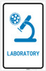 Laboratory with Icon Portrait v2 - Label